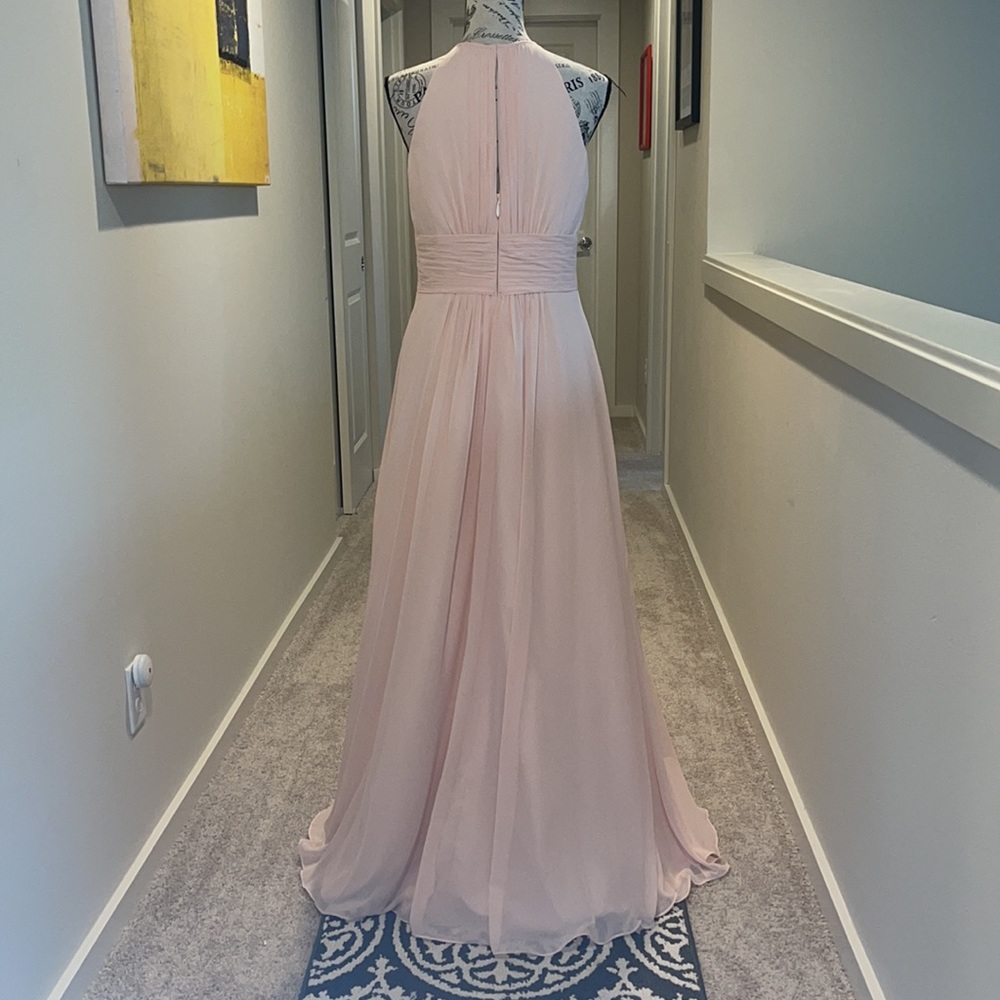 - Azazie pink dress bridesmaid wedding prom Bonnie - Picture 8 of 14